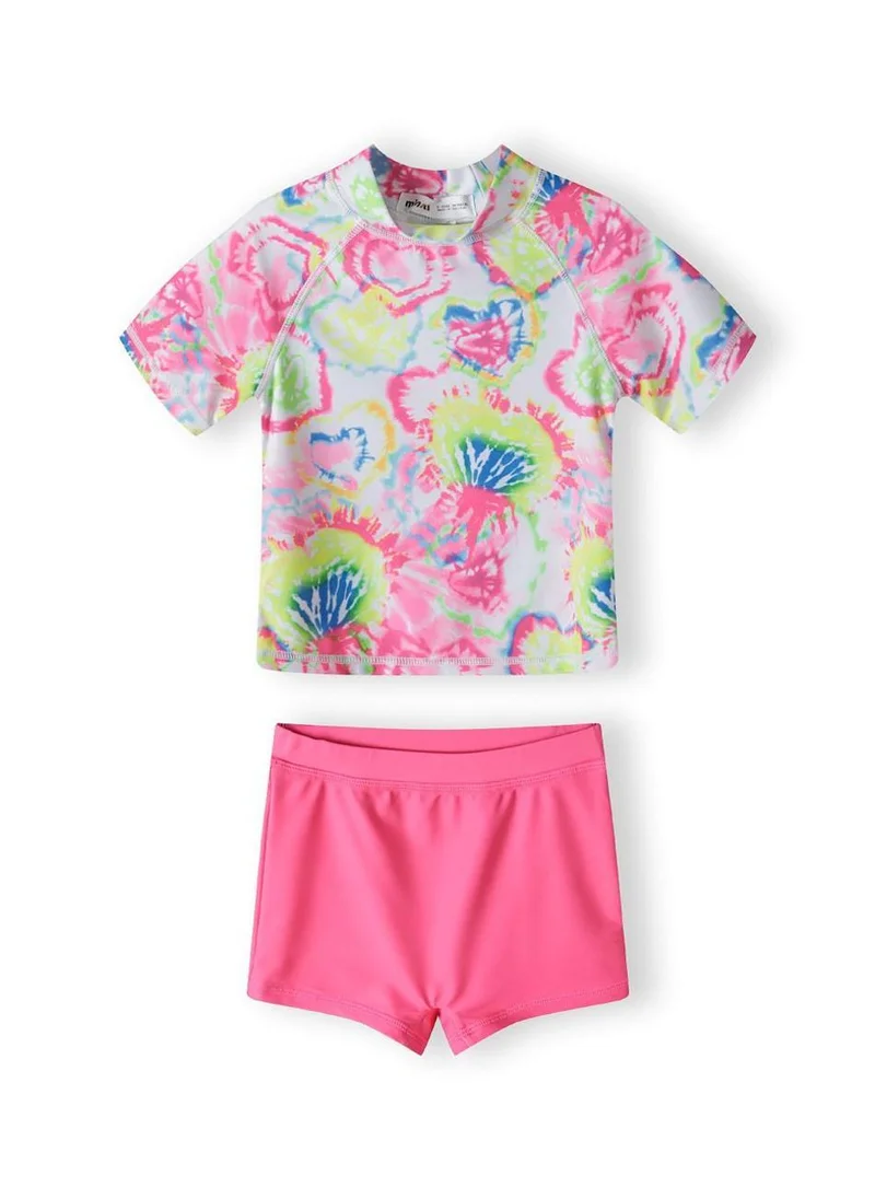 مينوتي Teen Girls Short Sleeve Rash Top And Short Set