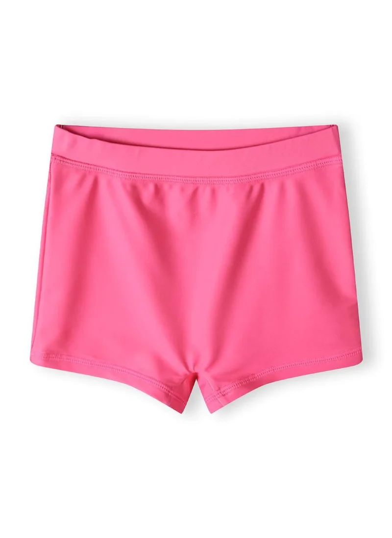 MINOTI Girls' 2-Piece Rash Guard Swimsuit Set – Neon Tie-Dye Top & Shorts