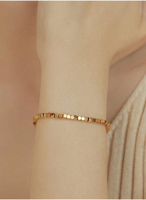 18k Gold Plated Stainless Steel Bracelet For Women