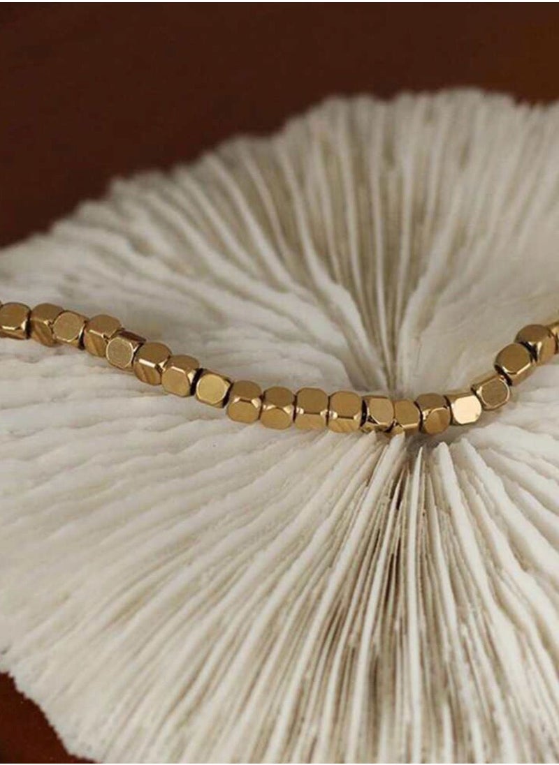 Jewelry 4You - 18k Gold Plated Stainless Steel Bracelet For Women - Image 1