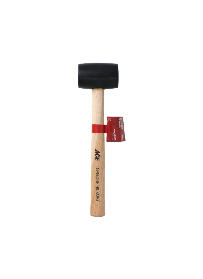 ACE Rubber Mallet Hammer Black and Brown 8 oz. XINJIEYI36  - Image 4