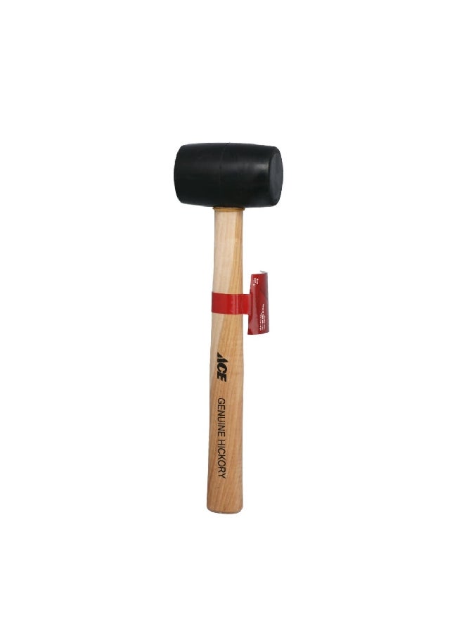 ACE Rubber Mallet Hammer Black and Brown 8 oz. XINJIEYI36  - Image 2