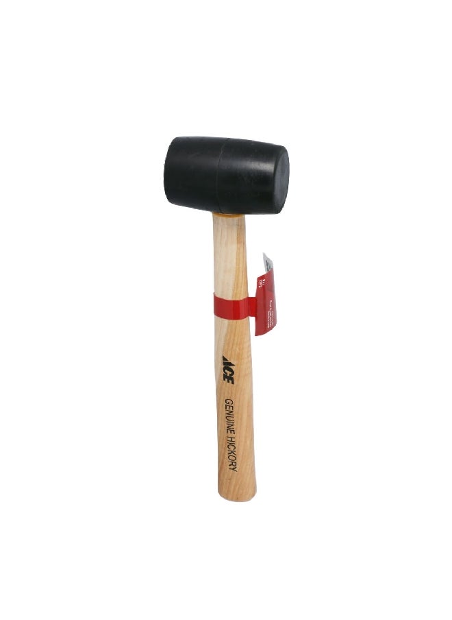 ACE Rubber Mallet Hammer Black and Brown 8 oz. XINJIEYI36  - Image 3