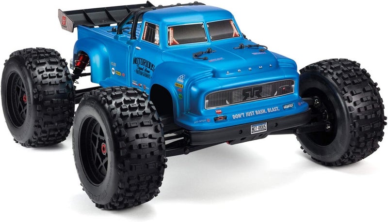 ARRMA هيكل مطلي 1/8، فولاذ أزرق حقيقي: نوتوريوس 6S BLX، ARAC3342 - Image 1