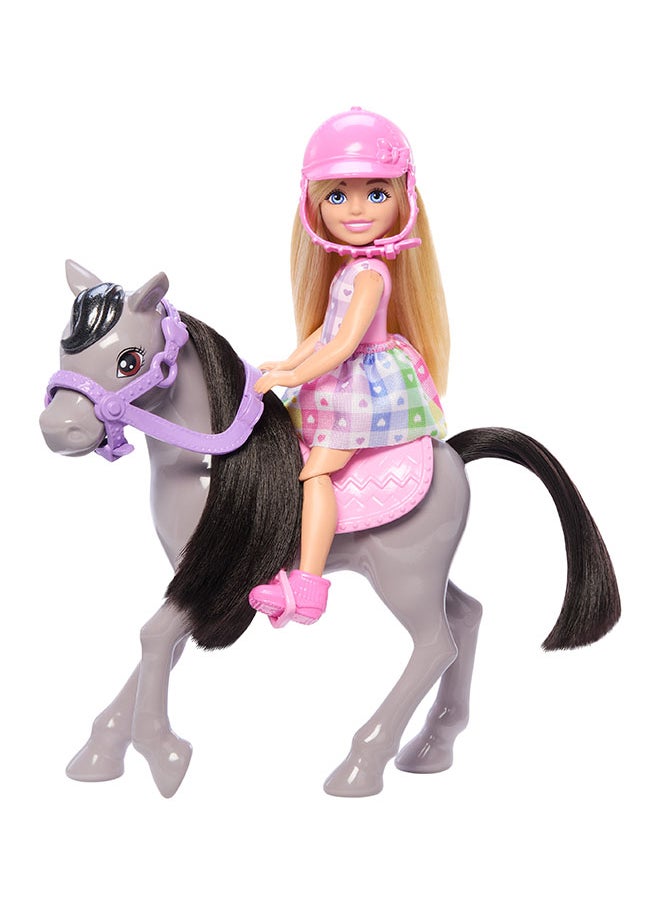 Barbie - Club Chelsea™ & Pony- Blonde - Image 1