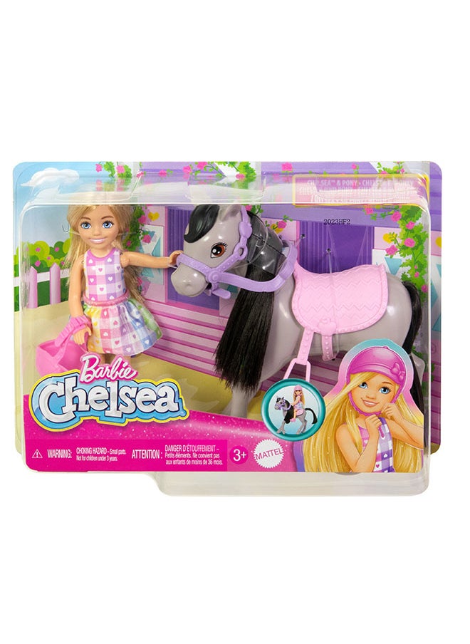 Barbie - Club Chelsea™ & Pony- Blonde - Image 1