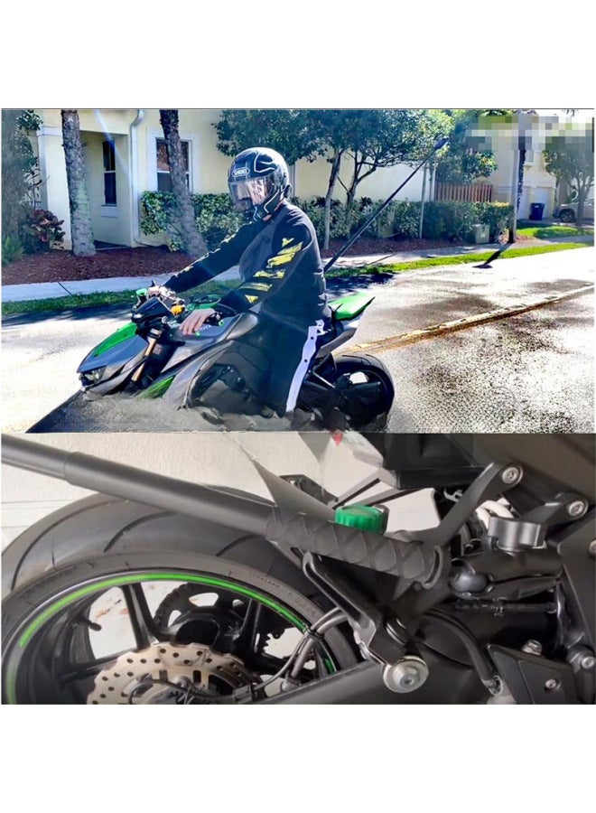 Motorcycle Bracket For Insta360one R X2 Panoramic Camera Invisible Selfie Stick Third Person Riding-Color:SM01-U1 + Aluminum Alloy Pan/tilt Adapter - Image 5