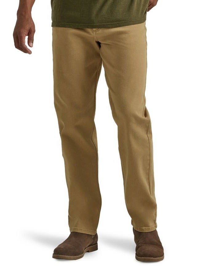 Wrangler Authentics جينز مرن كلاسيكي للرجال بخمسة جيوب مقاس 38W x 29L - Image 1