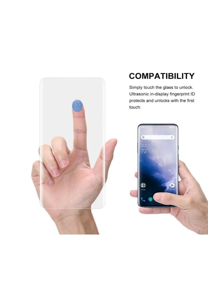 Lito Lito OnePlus 9 Pro/Oneplus 10 Pro/Oneplus 11/Oneplus 11 Pro/Reno 8T 5G/Find X5 Pro/Find X6 Premium UV Liquid Glue Tempered Glass Screen Protector with Edge to Edge Coverage  - Image 4