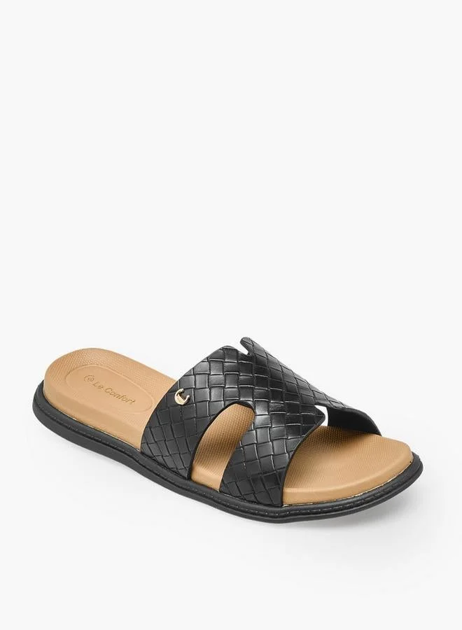 لو كونفورت Women Solid Slide Sandals