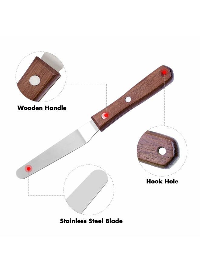 Cridoz 6 Pcs Stainless Steel Kitchen Cooking Tweezers Precision Tongs Drawing Spoons Offset Spatula for Food Culinary Plating Decorating - Image 5