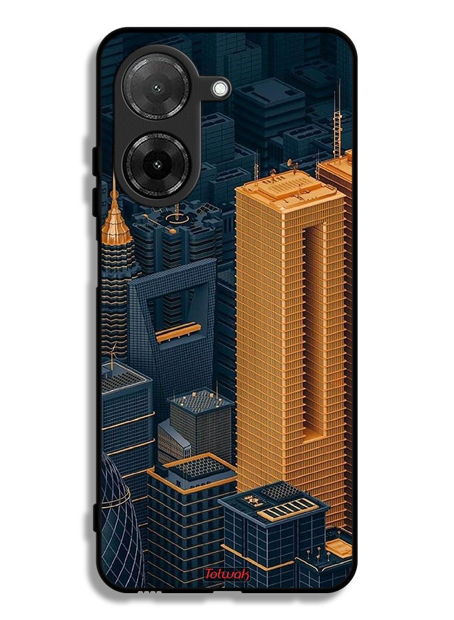 Tolwak Xiaomi Redmi A5 4G Protective Case Cover Buildings Art - Image 1