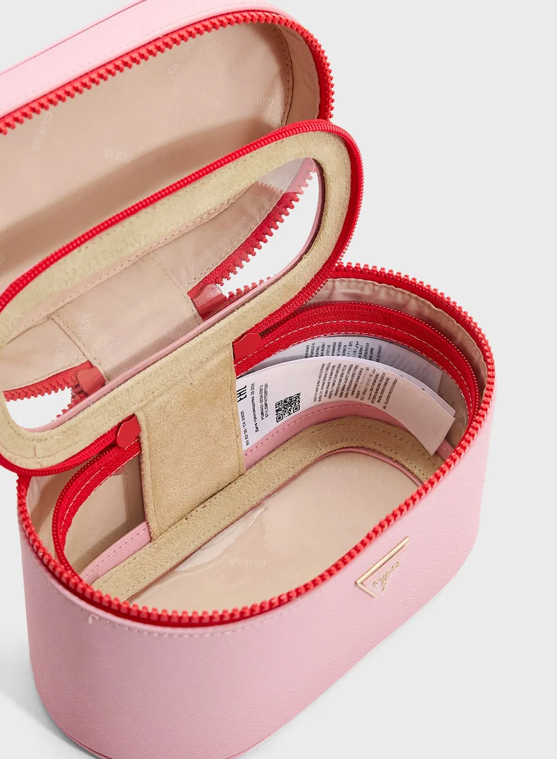 GUESS Logo Beauty Bag