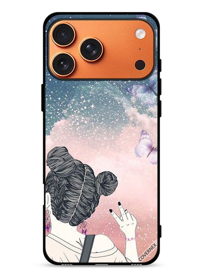 Covernex Apple iPhone 17 Pro Max Protective Case Cover Making Victory Sign Art - Image 1