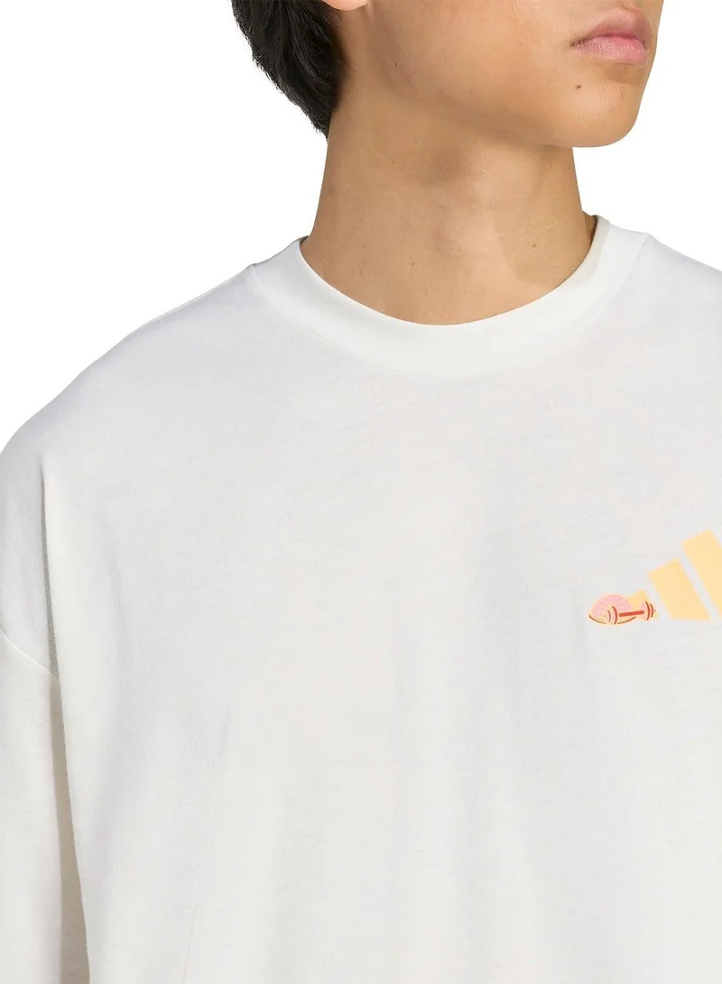 Adidas OWHITE Power Graphic Tee-Shirt for Men | Best Price UAE