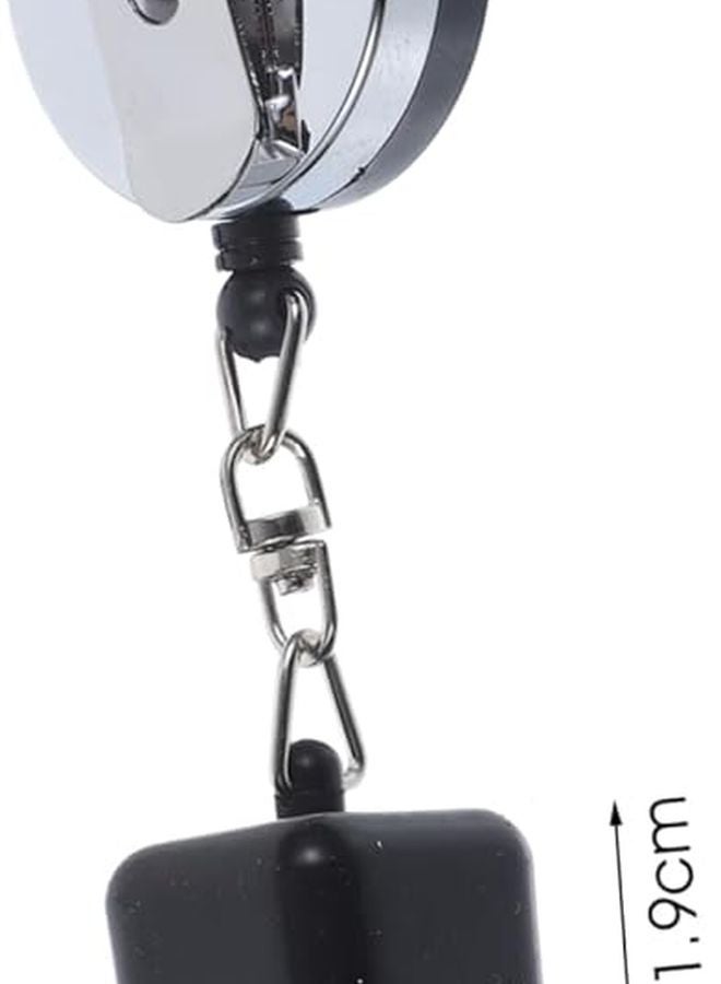 حامل طباشير البلياردو الفولاذي القابل للسحب مع قبضة مطاطية لطاولة السنوكر - Image 3