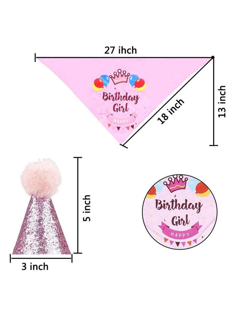 Mordely Pet Birthday Party Decoration Kit,Dog Happy Birthday Banner Hat Bandana Bowknot Pet Dog Cat Boy Girl Party Decoration Accessories - Image 3