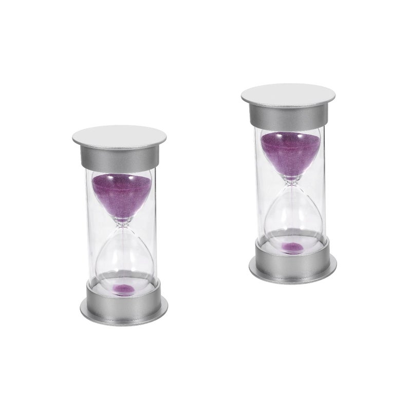 2pcs Sand Clock Sand Timer Home Desktop Bookshelf Decor Kids Birthday ( and ) - Image 4