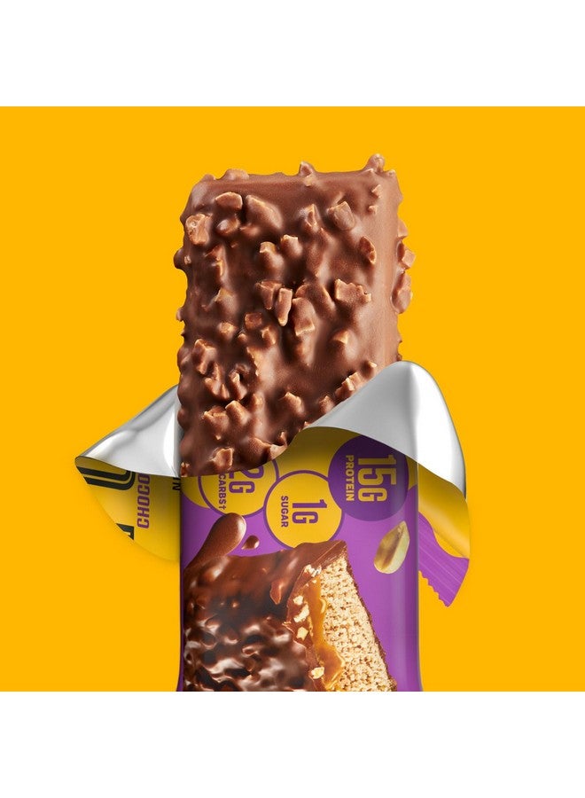 FULFIL Protein Snack Bars, Chocolate Peanut Caramel, 15g Protein, Pantry Staples, 12 Count - Image 2
