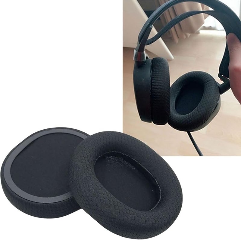 Gaming Headphone Ear Cushions Premium Memory Foam Pad With Mesh Fabric For Noise Reduction - Image 3
