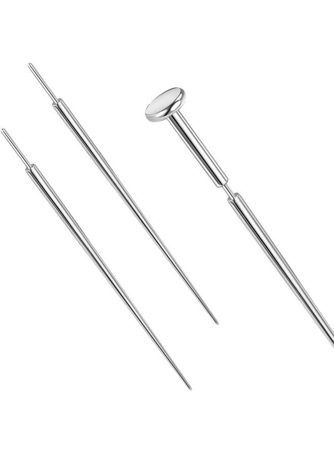 PunkTracker 14g/16g/18g/20g ASTM F136 Titanium Piercing Kit Taper Insertion Pin for Threadless Push In Tragus Helix Lip Nose Helix Piercing Jewelry Cartilage Earrings Labret Studs Nose Stud Stretcher, - Image 1