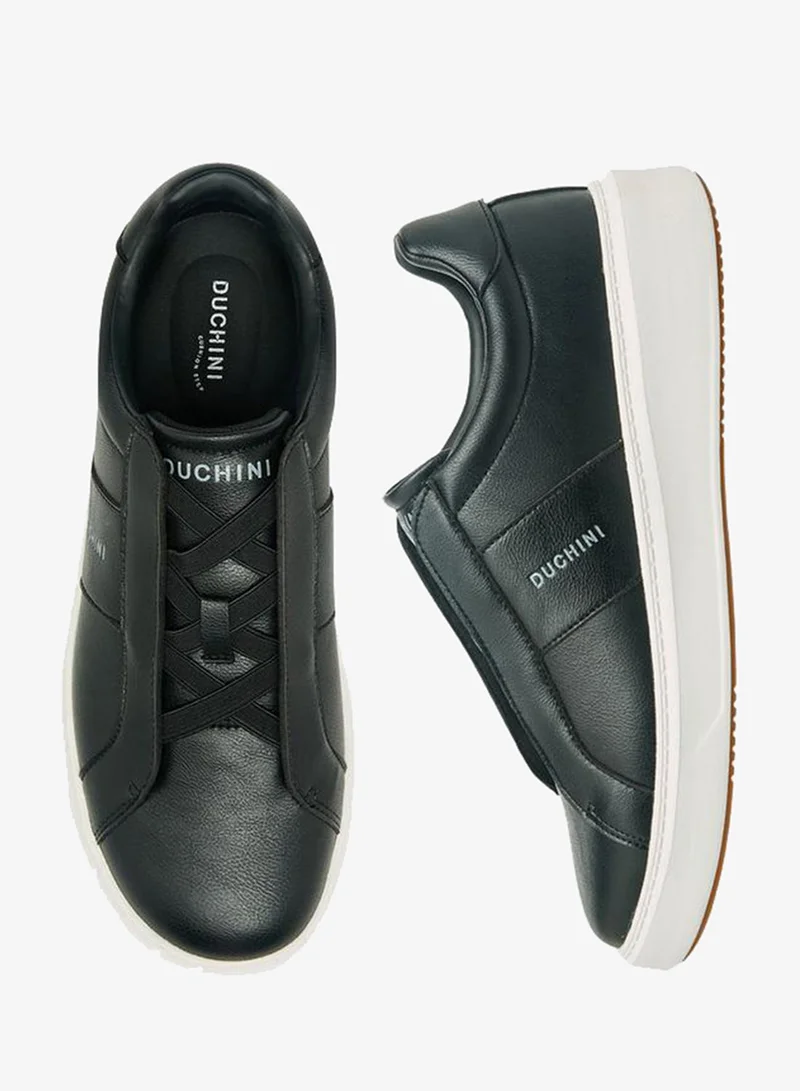 DUCHINI BLACK Men Slip-On Ankle Sneakers for Men | Best Price UAE