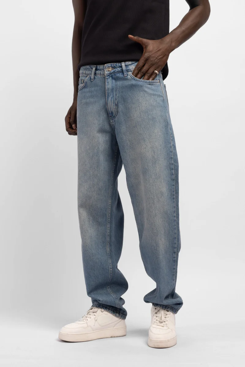 Catch Catch Studio Printed Baggy Jeans