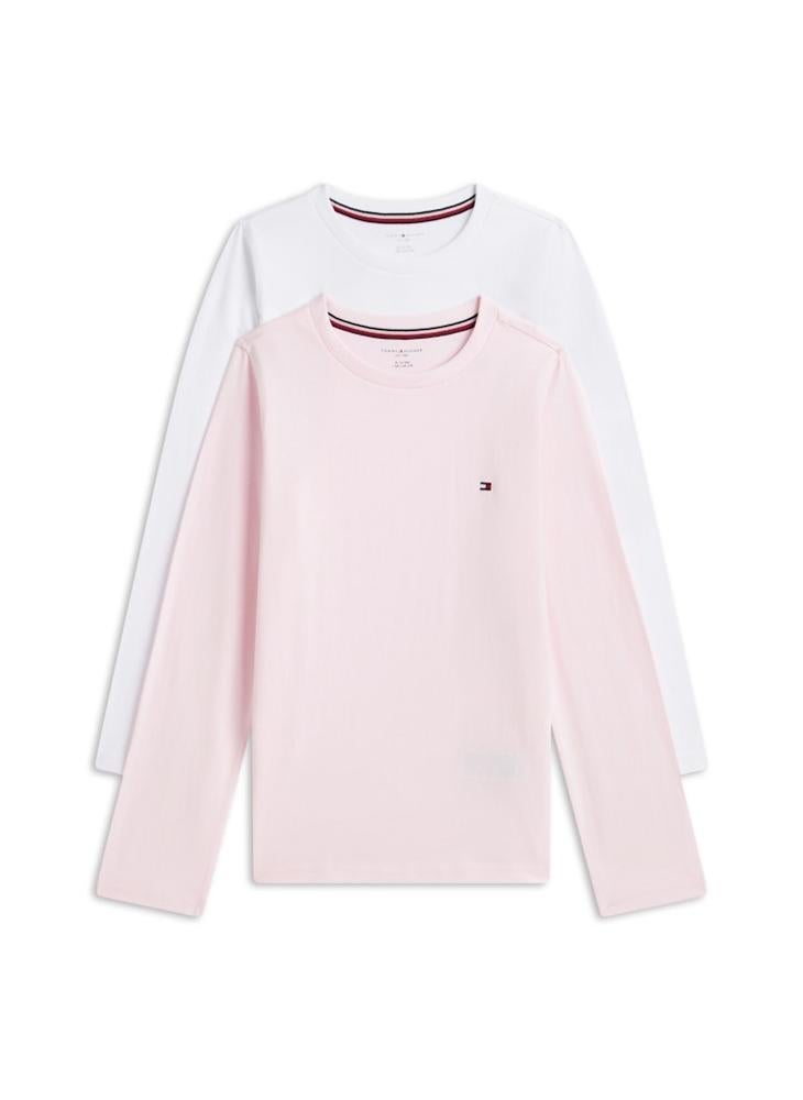 TOMMY HILFIGER 2-Pack Essential Signature Long Sleeve Tops - Image 1