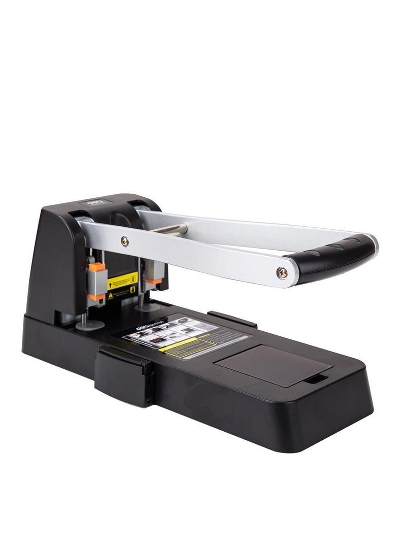 Deli 150-Sheet Capacity Heavy Duty Punch Grey  - Image 3
