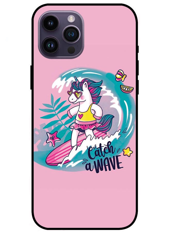 EYE CATCH - iPhone 14 Pro 6.1" Protective Case Cover Smart Series for iPhone 14 Pro Catch a Wave - Image 1