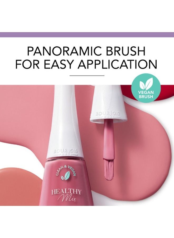 BOURJOIS PARIS - طلاء أظافر نباتي من Healthy Mix – 200 – Once & Flo-ral، 9 مل - Image 1