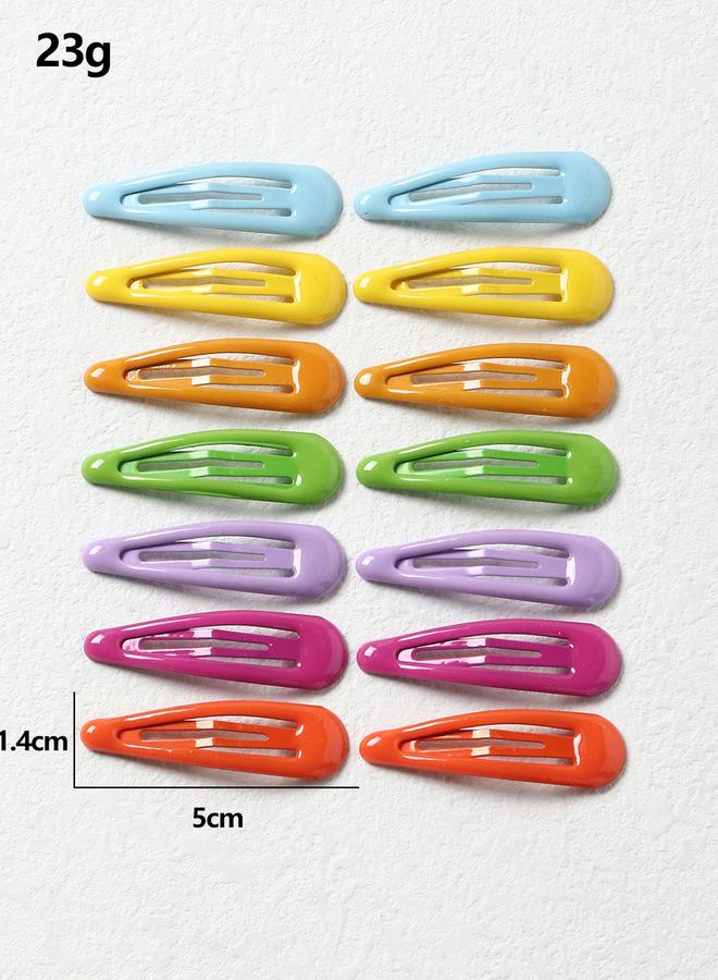 تايك تو مجموعة من 14 مشبك شعر سادة - Image 1