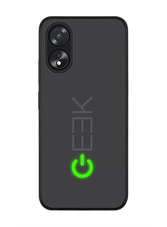 Stylizedd Rugged Black Edge case for Oppo A18 / Oppo A38, Slim fit Soft Case Flexible Rubber Edges Anti Drop TPU Gel Thin Cover - Geek ON - Image 1