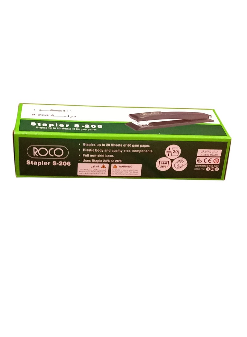 ROCO Office stapler with staple remover, Three packs of pins, and Medium size punch - Image 4