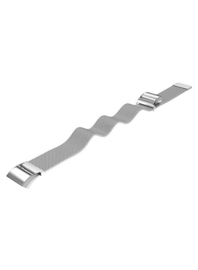 NIBEMINENT Smartwatch Band For Fitbit Charge 2 Silver - Image 3