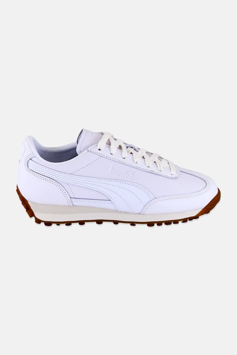 PUMA Kids Boy Easy Rider Lth Lace Up Outdoor Shoes, White - Image 4
