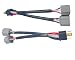 Bstenky 2Pcs one Male to Two Female 9003 H4 LED Wiring Harness Socket Adapter 2 Way Splitter Wires for Car Automotive Truck Headlights Pickup LED Cable Plug - Image 2