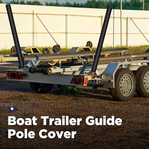 DECOHS 48 Inch Boat Trailer Guide Pole Cover- Neoprene Boat Trailer Guide Protective Cover- Heavy Duty Marine Trailer Guide Poles Cover for Jet Ski Boat Sailboat Trailer (Set of Two) - Image 4