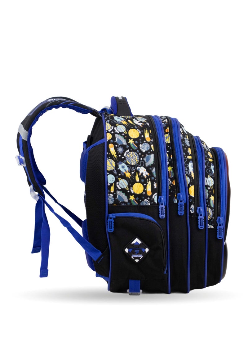 Fantastic QY005 Fantastic School Backpack, 40cm, Multi-pocket, 3D Cartoon Designs, Assorted Set  - Image 2