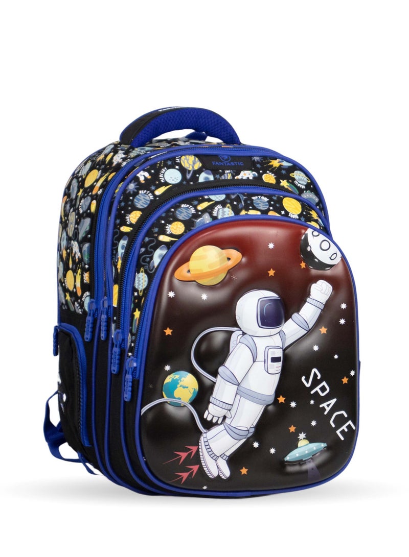 Fantastic QY005 Fantastic School Backpack, 40cm, Multi-pocket, 3D Cartoon Designs, Assorted Set  - Image 1