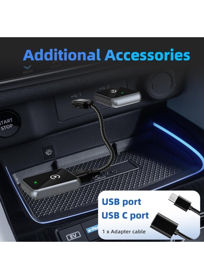 محول كار بلاي لاسلكي 2025 - يحوّل CarPlay السلكي إلى لاسلكي، عملي وسهل الاستخدام للسيارات من 2016 فصاعدًا - Image 4