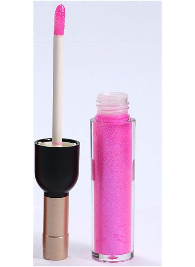 BesYouSel - Empty Lip Gloss Tubes 5ml Clear Wine Shaped Lip Gloss Tube Plastic Mini Refillable Lip Oil Bottle Container Lip Glaze Tube Vials Cosmetic DIY Container Holders, Gold, Pack of 10 - Image 1