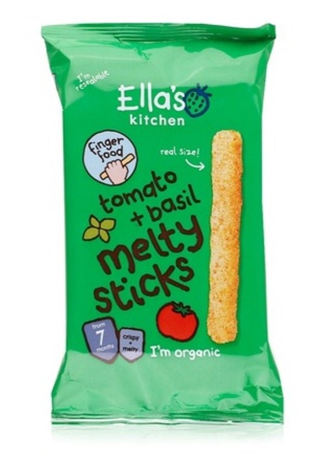 Ella's Kitchen Tomato and Basil Melty Sticks 7+ Months 16g