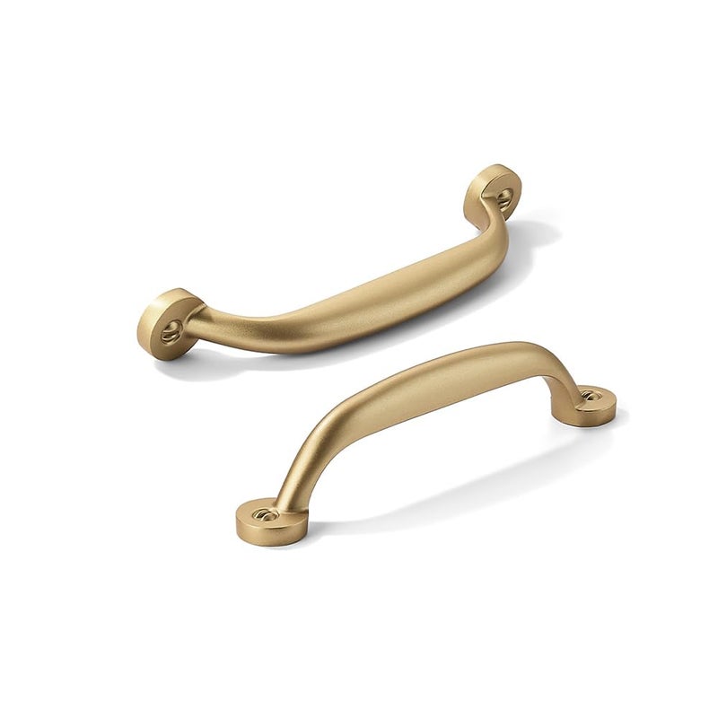 CABDM 10 Pack 334 inch Hole Center Brushed Gold Pulls Heavy Duty Solid Drawer Matte Gold Hardware Handles Kitchen Vanity Bathroom Handles - Image 2
