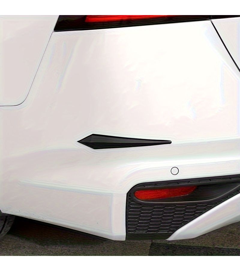 Car Door Anti Collision Strips 4pcs White Rear Bumper Protector Rearview Mirror Protection Stickers Door Edge Scratch Protection Decoration - Image 3