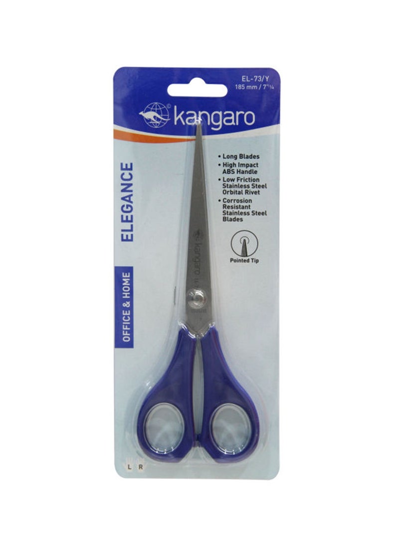 Kangaro مقص أنيق قطعة واحدة بطول 185 مم بألوان متنوعة - Image 2