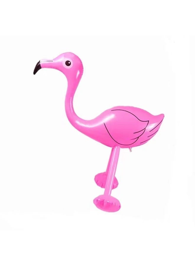 بولي كلوريد الفينيل نفخ شجرة جوز الهند فلامنغو كرة الشاطئ الموز لعبة هدية الدعائم الإعلانية الدعائم-اللون: فلامنغو - Image 1