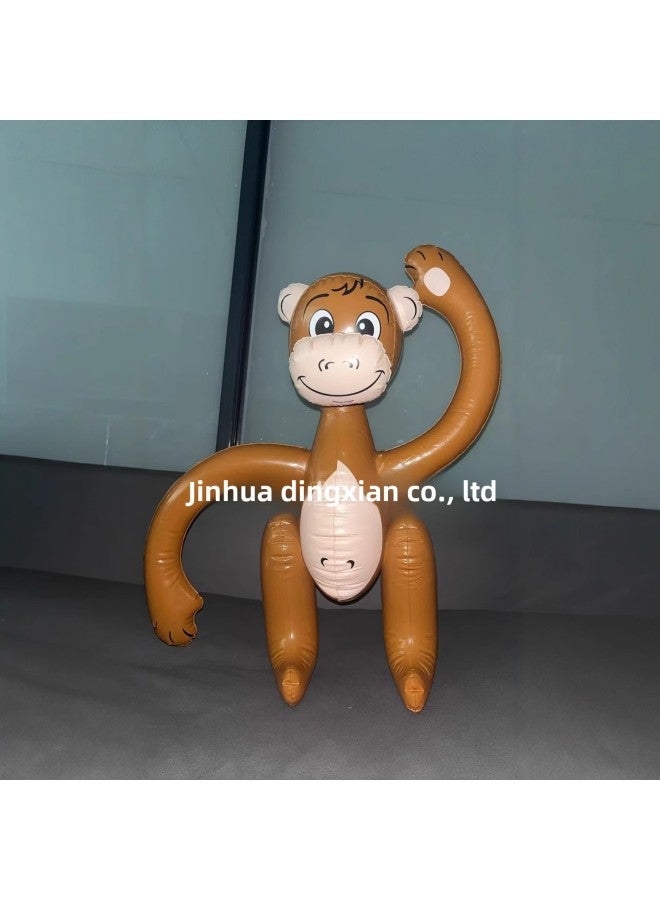 بولي كلوريد الفينيل نفخ شجرة جوز الهند فلامنغو كرة الشاطئ الموز لعبة هدية الدعائم الإعلانية الدعائم-اللون: فلامنغو - Image 5