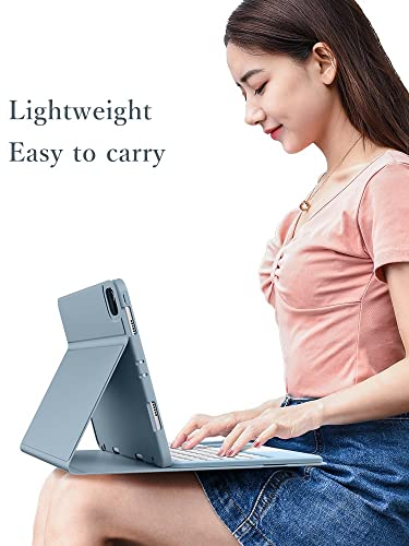 HENGHUI Keyboard Case for iPad 11th Gen (A16 11" 2025)/ iPad 10th Generation 10.9" 2022 Case with Cute Round Key Candy Color Touchpad Keyboard (Black) - Image 5