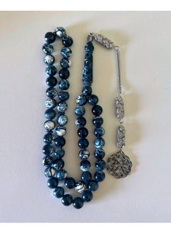 Generic Misbah with mixed turquoise clay, 51 beads  - Image 2